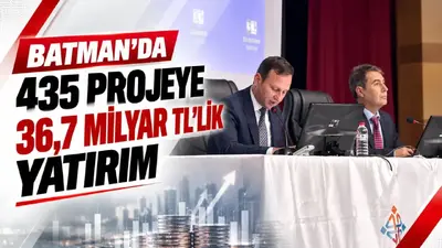 Batman’daki 435 kamu projesinin 147’si tamamlandı
