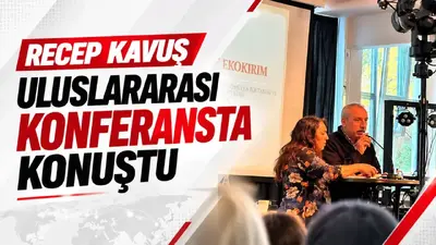 Recep Kavuş, Stuttgart’taki çevre buluşmasında ekolojik yıkımı anlattı