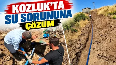Kozluk Camili Mezrası’nda içme suyu altyapısı yenilendi