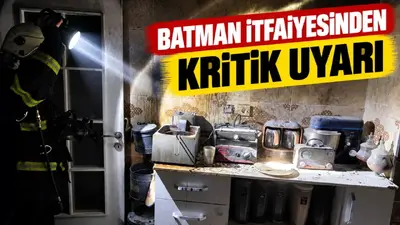 Ev Yangınlarına Karşı Batman’da İtfaiyeden Güvenlik Çağrısı