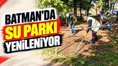 Gültepe’deki Su Parkı bakım çalışmalarıyla yenileniyor