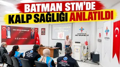 Batman’da STK temsilcilerine kalp-damar sağlığı eğitimi verildi