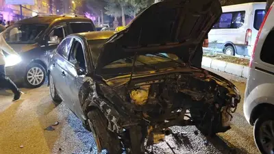 Kızıltepe’de zincirleme kazada 3 kişi hastaneye kaldırıldı