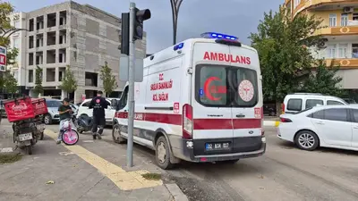 Adıyaman’da motosiklet kazası: Sürücü hastaneye kaldırıldı