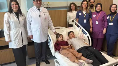 Gaziantep’te iki kardeşin kalbindeki delikler aynı anda yapılan operasyonla kapatıldı