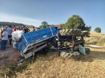 Ağır yaralanan traktör sürücüsü hayatını kaybetti
