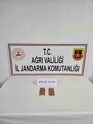 Ağrı’da 2 kilogram külçe altın ele geçirildi
