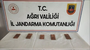 Ağrı’da 5 kilogram kaçak altın ele geçirildi
