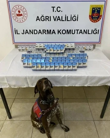 Ağrı’da gümrük kaçağı sigara yakalandı
