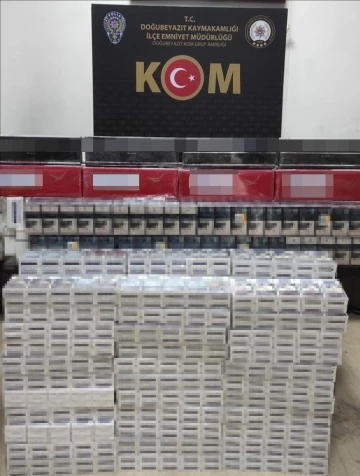 Ağrı’da tüp içerisine gizlenmiş bin 380 paket kaçak sigara ele geçirildi
