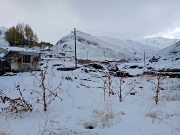 Ağrı’nın yüksek kesimleri beyaza büründü
