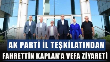 AK Parti İl teşkilatından Fahrettin Kaplan’a vefa ziyareti. 