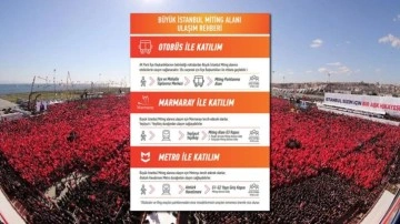 AK Parti'nin Büyük İstanbul Mitingi'ne nasıl giderim? İşte ulaşım rehberi!