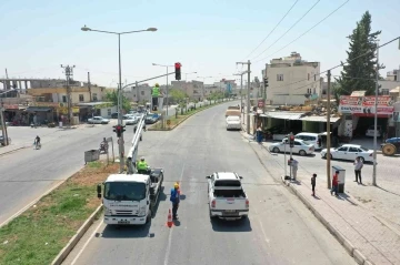 Akçakale ve Harran’da trafik lambaları yenilendi
