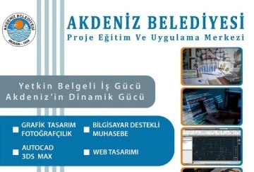 Akdeniz Belediyesi gençlere meslek kazandırıyor