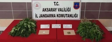 Aksaray’da jandarmadan uyuşturucu operasyonu
