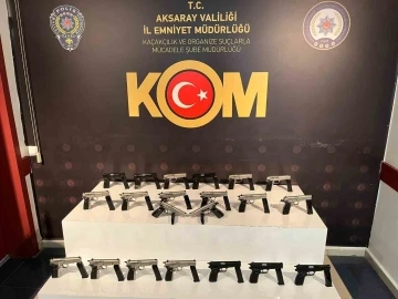 Aksaray’da kaçak silah ticaretine polis darbesi
