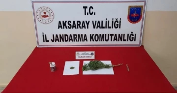 Aksaray jandarmadan uyuşturucu operasyonu
