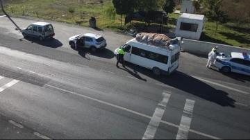 Akşehir’de dron destekli trafik denetimi yapıldı
