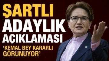 Akşener: Kemal Bey kararlı, aday gibi görünüyor