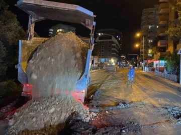 Alanya’da drenaj çalışması
