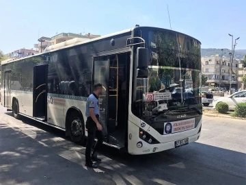 Alanya’da taksi ve halk otobüsleri denetlendi
