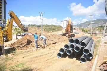 Alanya’da yol ve alt yapı çalışmaları devam ediyor
