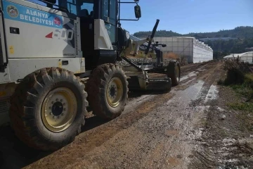 Alanya’nın doğu mahallelerinde çalışmalar sürüyor
