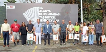 Alanya Uluslararası Taş Heykel Sempozyumu başladı