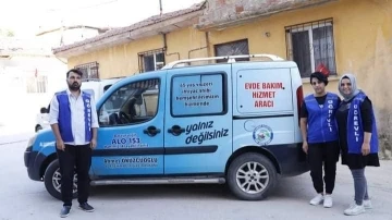 Alaşehir Belediyesinden evde bakım hizmeti
