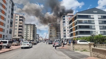 Alevler arasında korku dolu anlar
