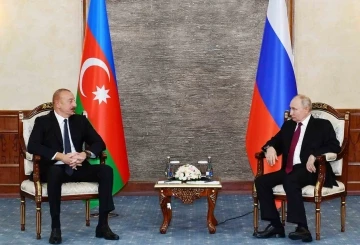 Aliyev ve Putin Bişkek’te bir araya geldi
