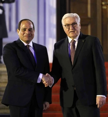 Almanya Cumhurbaşkanı Steinmeier, Mısır Cumhurbaşkanı Sisi ile görüştü
