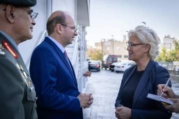 Almanya Savunma Bakanı Lambrecht’ten GKRY’e ziyaret
