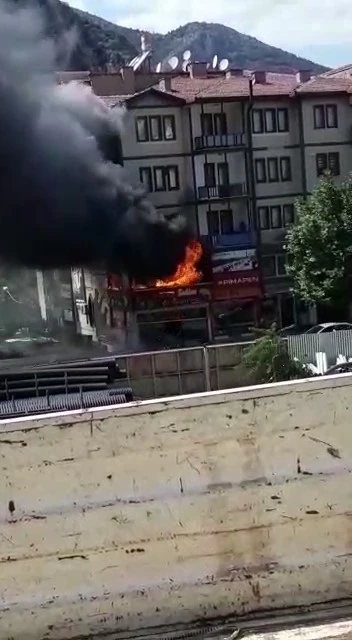 Amasya’da av bayisinde korkutan patlama
