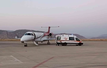 Ambulans uçak 3 kişiyi Ankara ve Antalya’ya taşıdı
