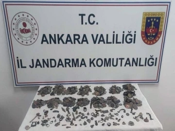 Ankara’da bin 600 parça tarihi eser ele geçirildi
