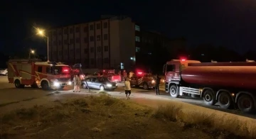 Ankara’da boş arazide çıkan yangın paniğe neden oldu
