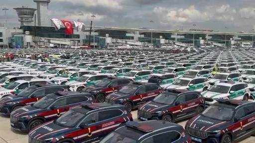 Ankara'da emniyet ve jandarmaya 380 araç tahsis edildi