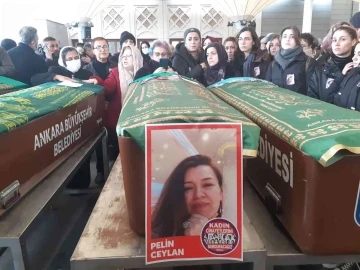 Ankara’da eski kocası tarafından öldürülen Pelin toprağa verildi
