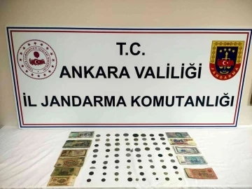 Ankara İl Jandarma Komutanlığından ’2,5 milyon liralık’ tarihi eser operasyonu
