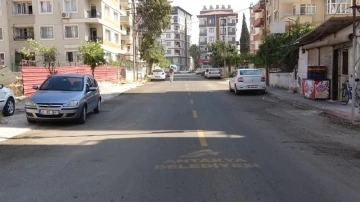 Antakya Belediyesinin asfalt çalışmaları
