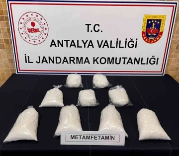 Antalya’da 5,5 kilo metamfetamin ele geçirildi
