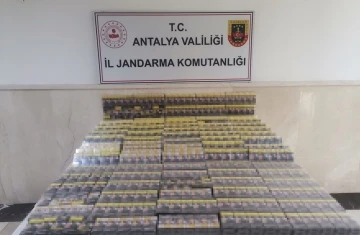 Antalya’da 5 bin 150 paket kaçak sigara ele geçirildi
