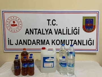 Antalya’da kaçak alkol operasyonu
