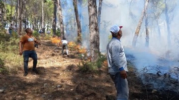 Antalya yine alev alev yanıyor! Kumluca'da çıkan yangına havadan ve karadan müdahale
