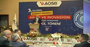 AOSB’de 3.Ulusal Sanayi Odaklı Ar-ge ve İnovasyon proje yarışmasında ödüller verildi