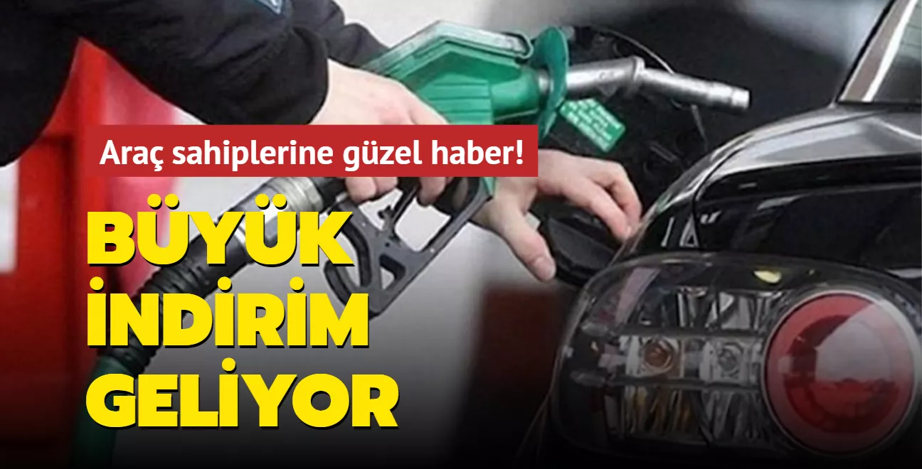 Araç sahiplerini sevindiren haber! Benzin ve motorine indirim geliyor