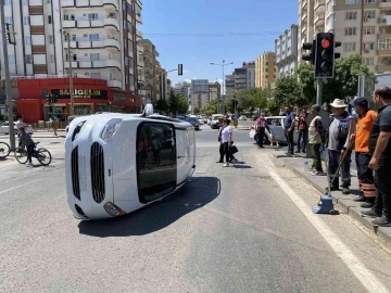 Aracın devrini aldıktan dakikalar sonra kaza yaptı
