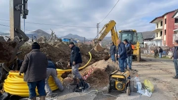 Arapgir’de doğalgaz çalışmaları hız kesmeden devam ediyor
